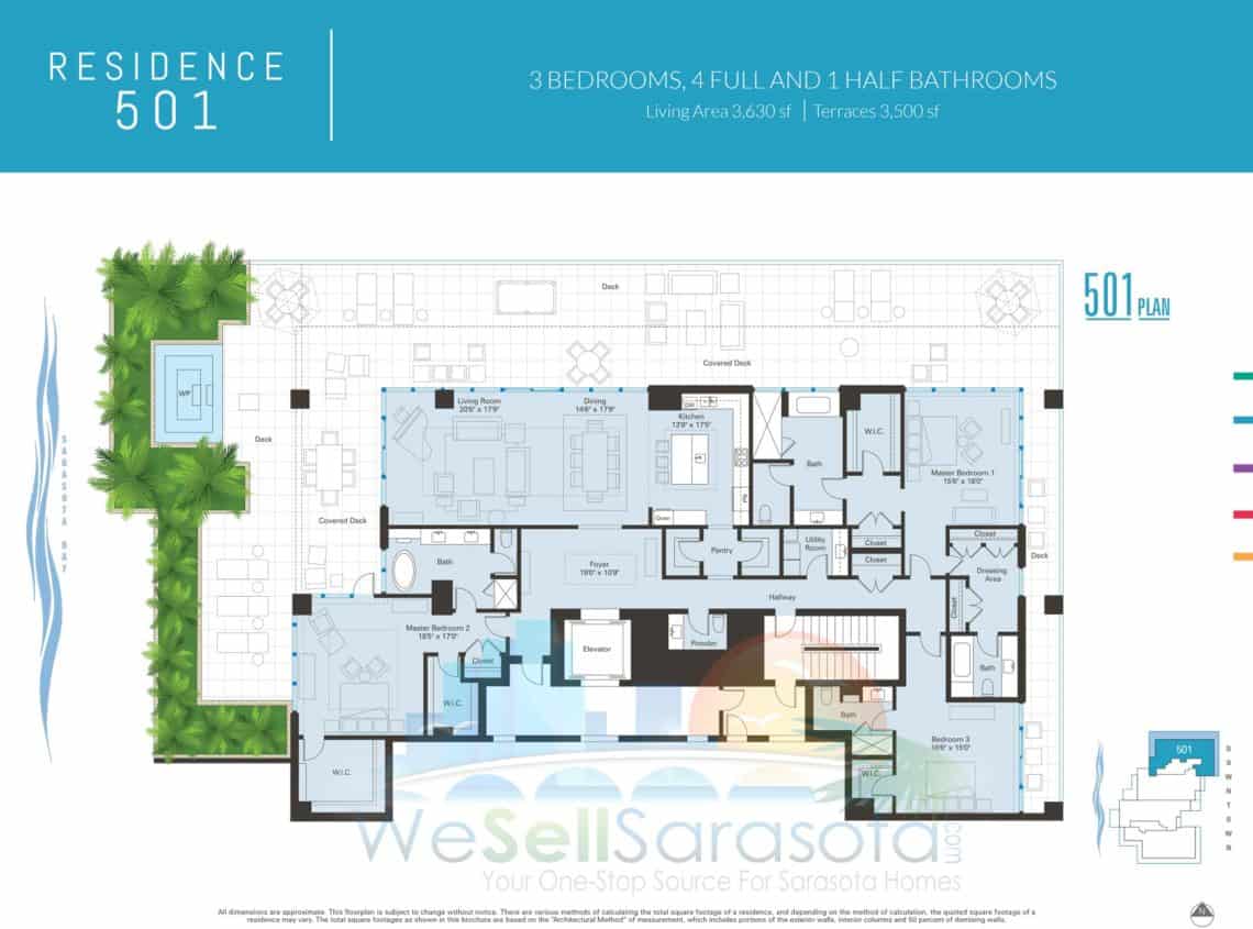 Blvd Sarasota - 501 floor plan