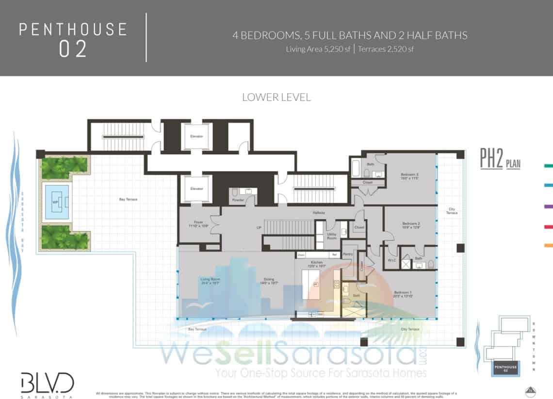 Blvd Sarasota - Penthouse 2 floor plan