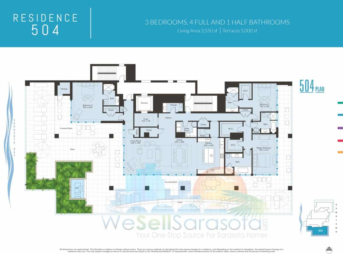 Blvd Sarasota - 504 floor plan