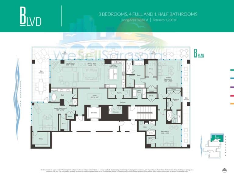 Blvd-Sarasota-floorplan-B Blvd Sarasota - B Floor Plan