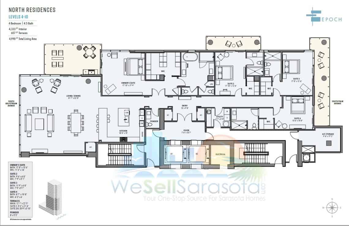 Epoch - North Floor Plan