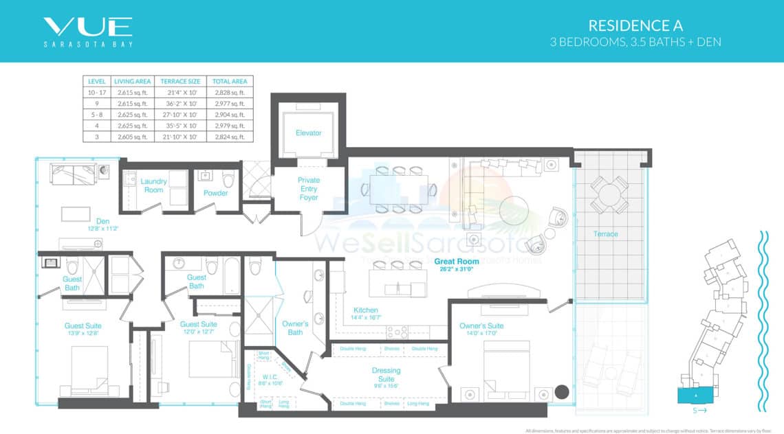 Vue Condos - Floor Plan A