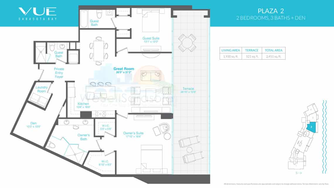 Vue Condos - Plaza 2 Floor Plan