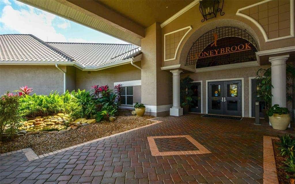 Stoneybrook Condos in Palmer Ranch - Sarasota, FL. - Clubhouse Entrance