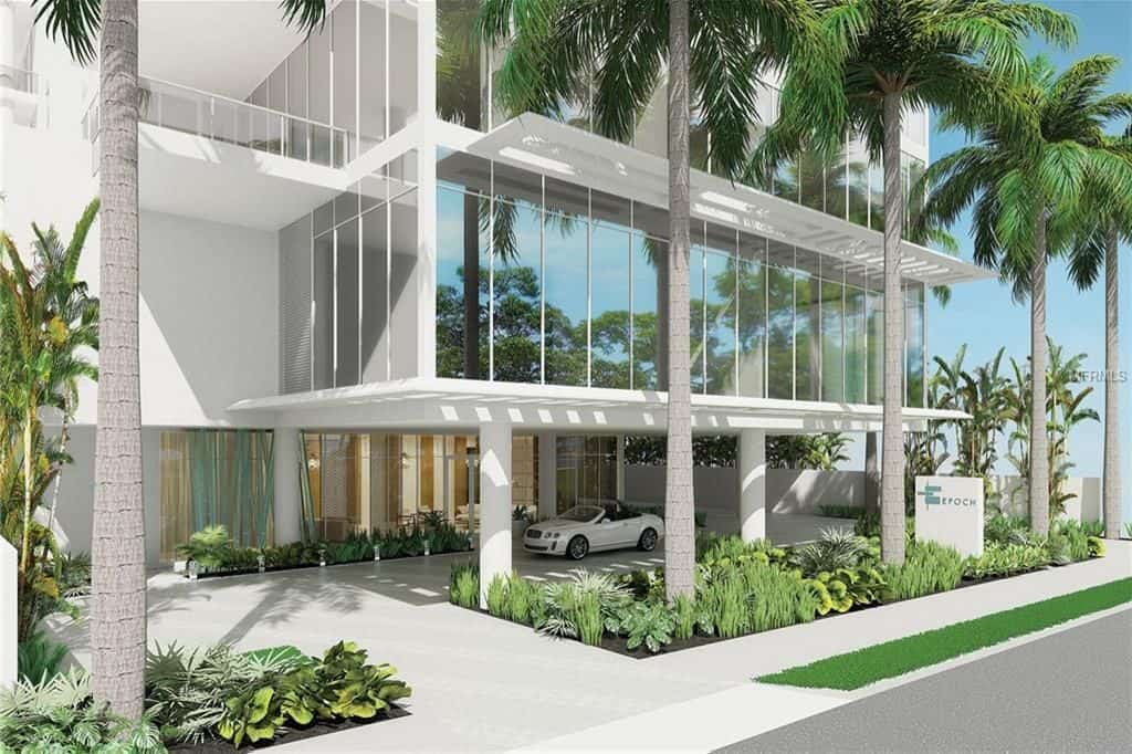 Epoch Condos in Downtown Sarasota, FL -  Front Entry