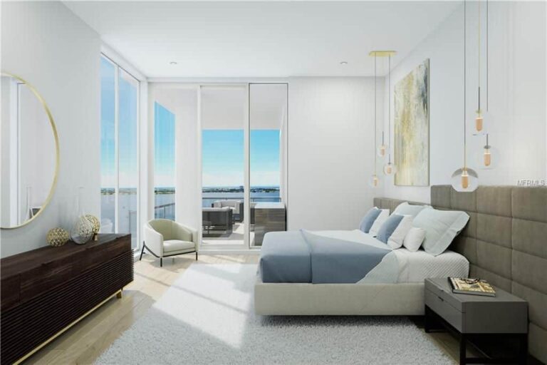 Epoch Condos in Downtown Sarasota, FL. - Owners Suite Bedroom