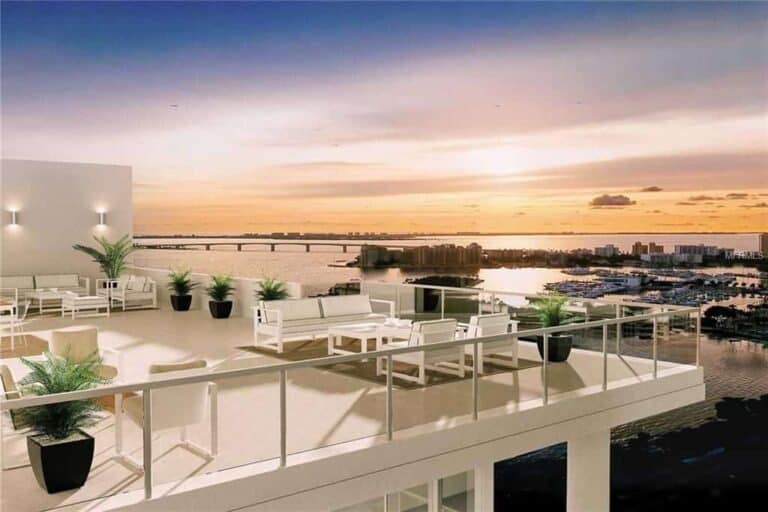 Epoch Condos in Downtown Sarasota, FL. - Rooftop Terrace