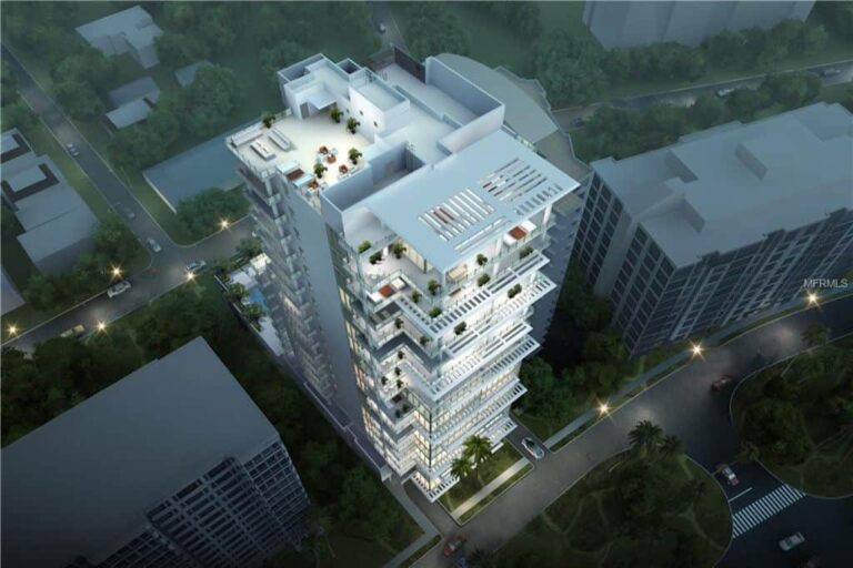 Epoch Condos in Downtown Sarasota, FL. - Aerial