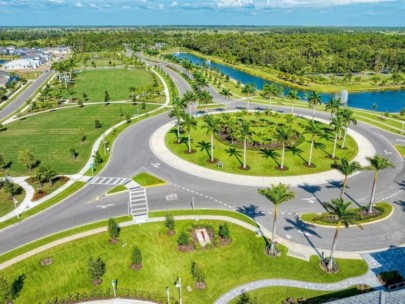 Grand Park Homes in Sarasota FL - Entrance Aerial