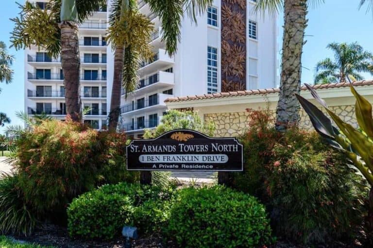Saint Armand Towers Condos - Entrance Sign