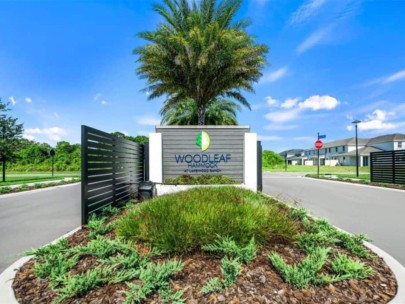 Woodleaf Hammock Homes in Lakewood Ranch, FL. - Entrance Sign