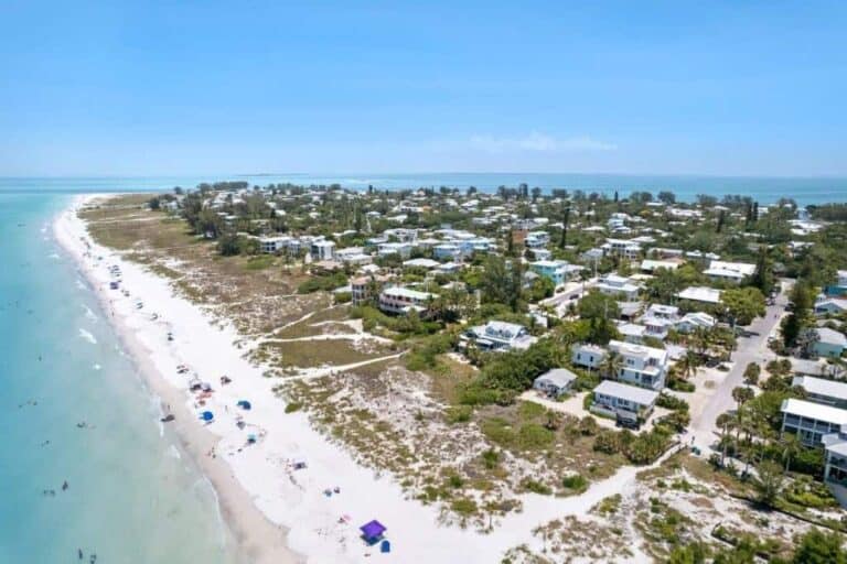 Anna Maria FL. Homes - Aerial