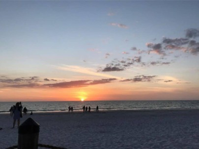 Bradenton Beach FL. Homes - Beach Sunset