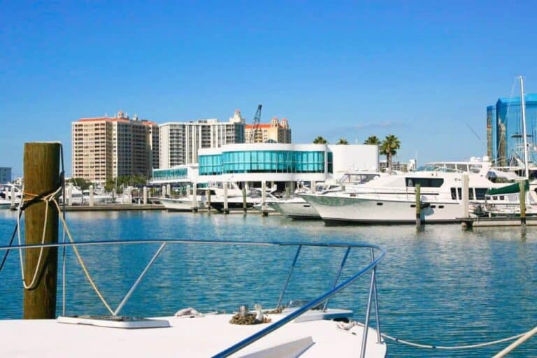 Downtown Sarasota FL. - Bayfront Marina Jacks