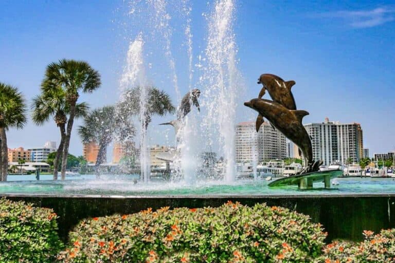 Downtown Sarasota FL. - Fountain