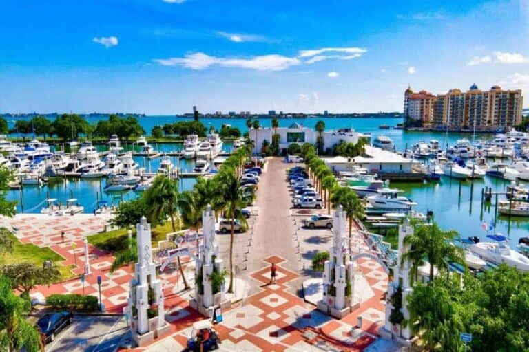 Downtown Sarasota FL. - Aerial