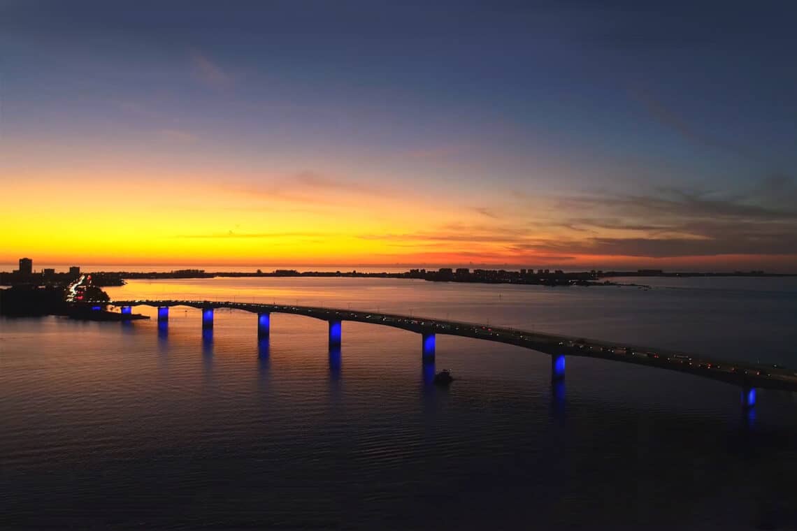 Downtown Sarasota Florida Homes - Sunset