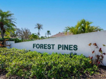 Forest Pines Condos in Sarasota, FL. - Entrance Sign