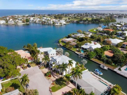 Holmes Beach Homes - Waterfront Aerial