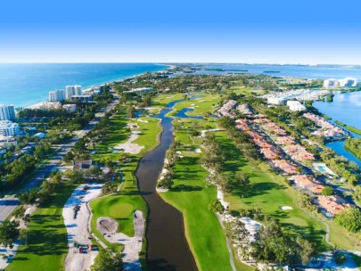 Longboat Key Homes in Longboat Key, FL. - Aerial View of Golf Course