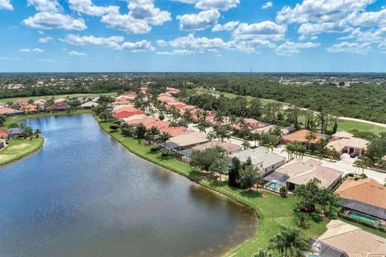 North Port FL. Homes - Aerial