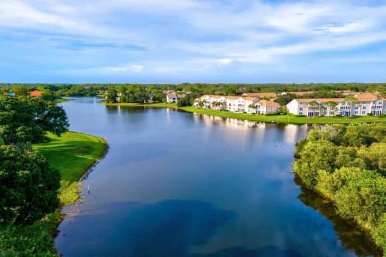Palmer Ranch homes in Sarasota, FL. - Aerial