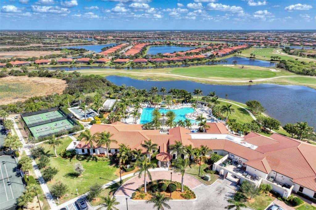 Sarasota National Condos in Venice, FL. - Aerial View