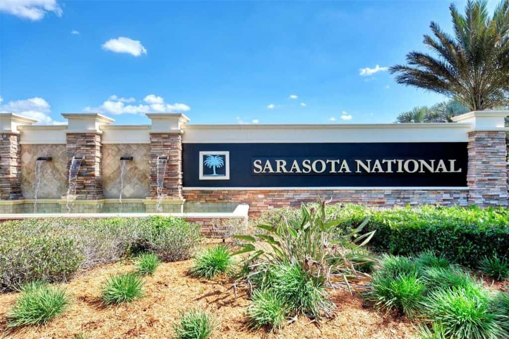 Sarasota National Condos in Venice, FL. - Entrance Sign