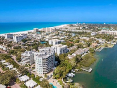 Siesta Key Homes in Sarasota, FL. - Aerial