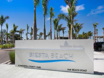 Siesta Key Beach - Beach Sign