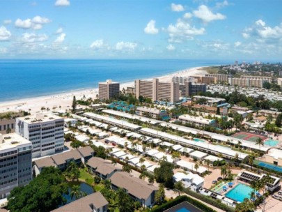 Aloha Kai Condos in Siesta Key, FL. - Aerial