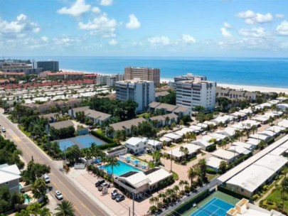 Aloha Kai Condos in Siesta Key, FL. - Aerial