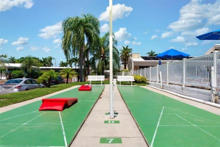 Aloha Kai Condos in Siesta Key, FL. - Shuffleboard