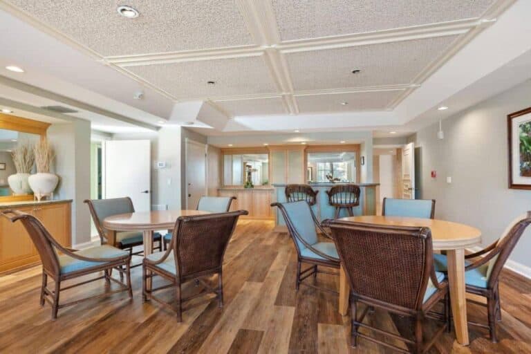 Aquarius Club Condos in Longboat Key, FL. - Clubroom