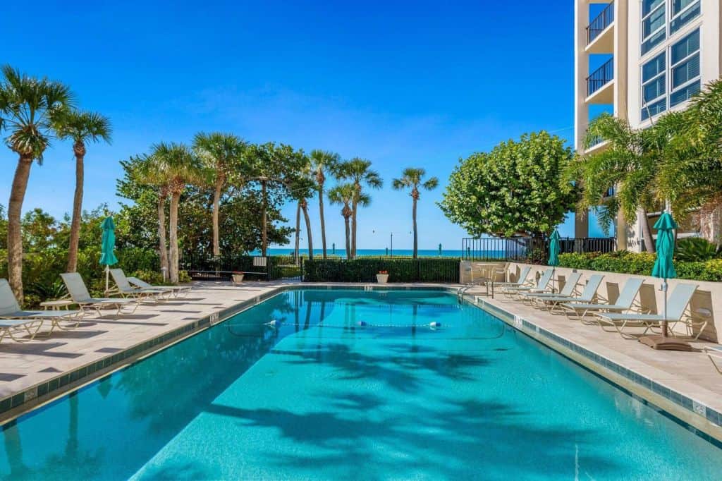 Aquarius Club Condos in Longboat Key, FL. - Pool