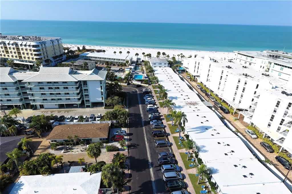 Beach House Residences in Siesta Key, FL. - Aerial