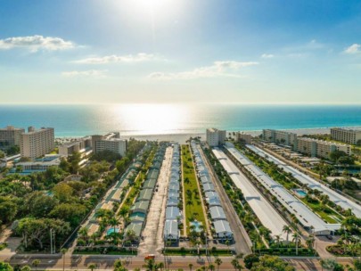 Beachaven Condos in Siesta Key, FL. - Beach Aerial