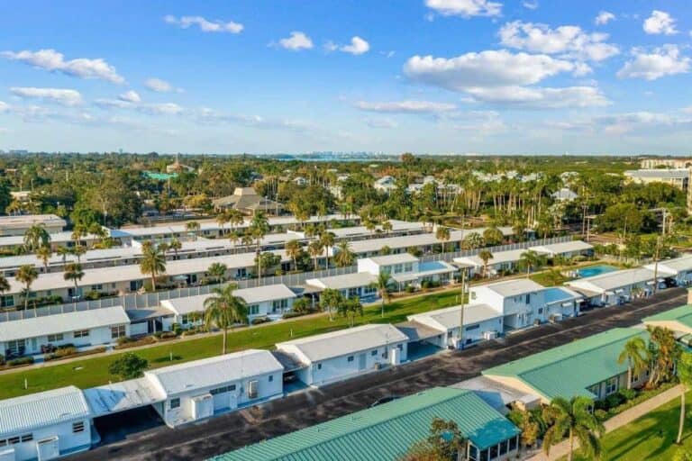 Beachaven Condos in Siesta Key, FL. - Aerial