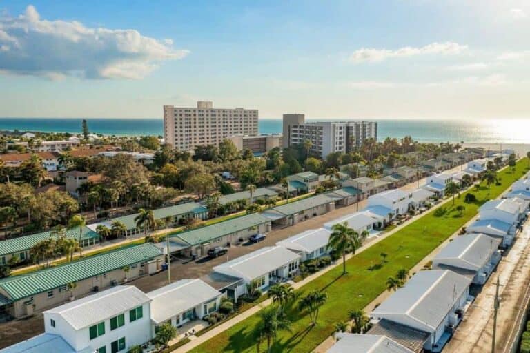 Beachaven Condos in Siesta Key, FL. - Aerial