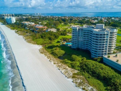 Beaches Condos in Longboat Key, FL. - Aerial