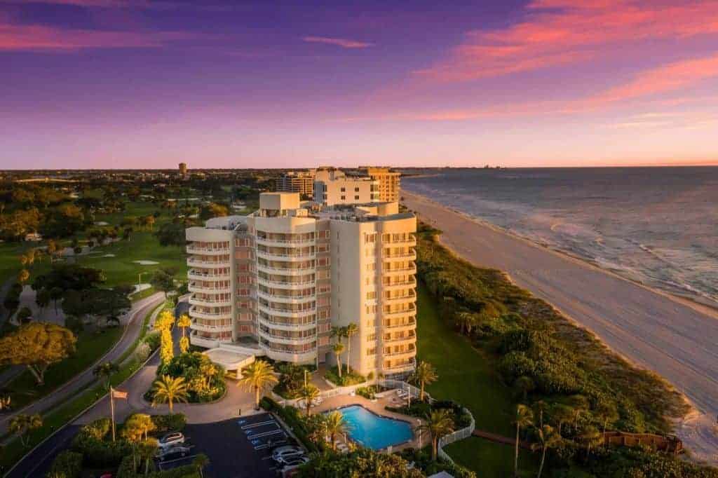 Beaches Condos in Longboat Key, FL. - Aerial