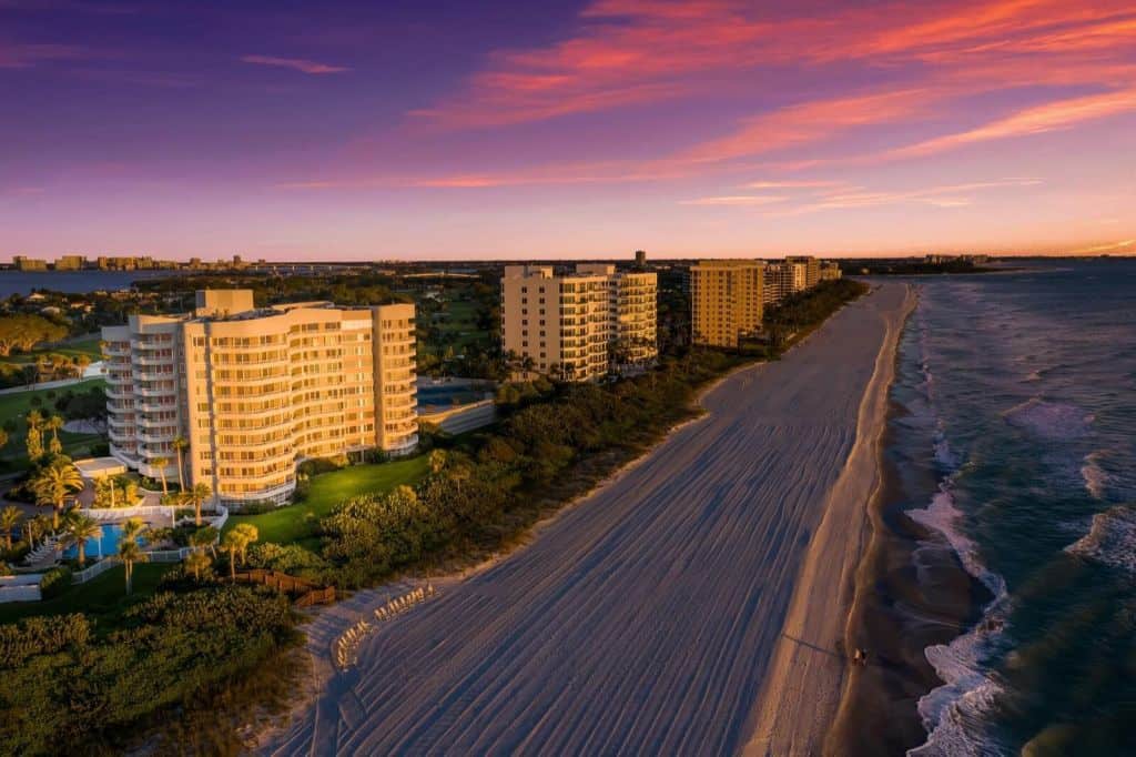 Beaches Condos in Longboat Key, FL. - Aerial