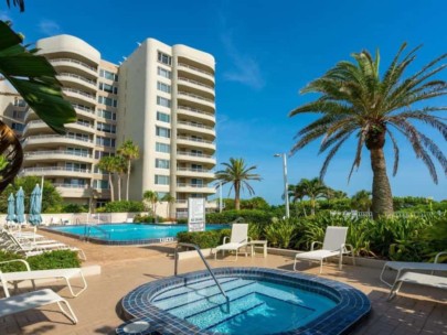 Beaches Condos in Longboat Key, FL. - Building and Pool