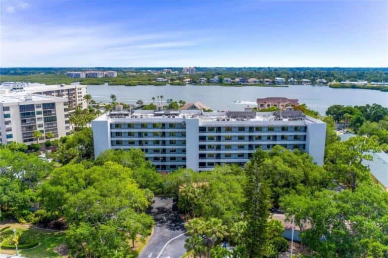 Boca Siesta Condos in Siesta Key, FL. - Aerial