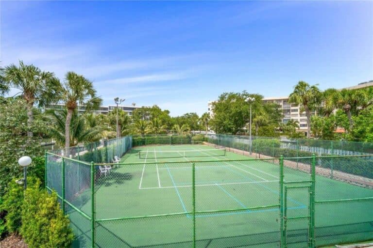 Boca Siesta Condos in Siesta Key, FL. - Tennis Courts