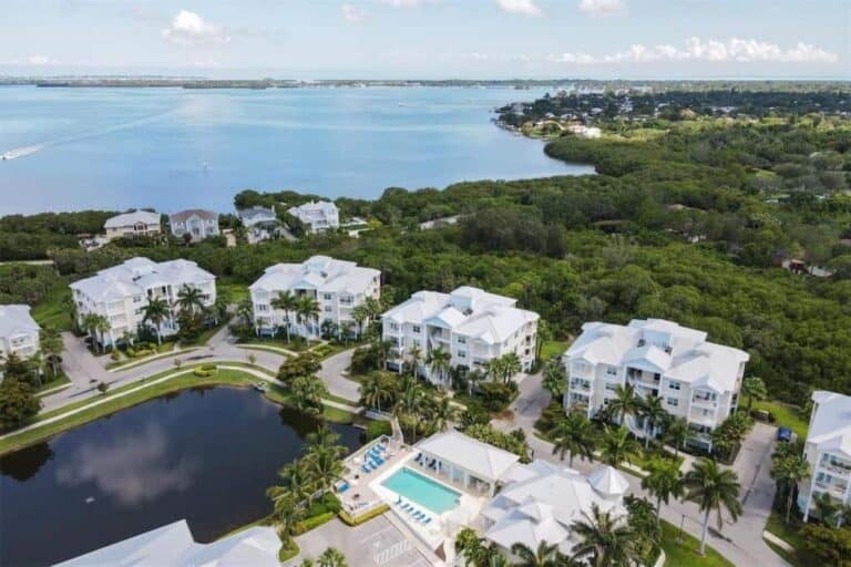 Bradenton FL. Condos - Waterfront Aerial