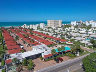 Casa Blanca Condos in Siesta Key, FL. - Aerial