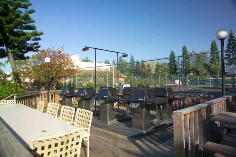 Casa Del Mar Condos in Longboat Key, FL. - BBQ Area