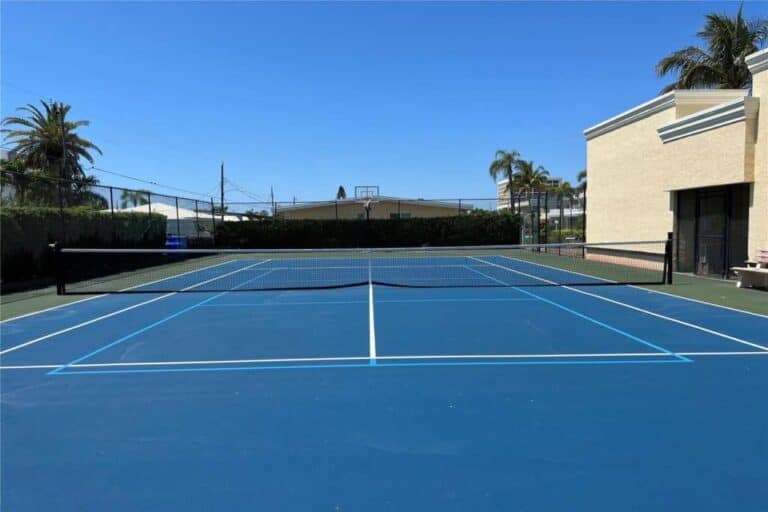 Casa Mar Condos in Siesta Key, FL. - Tennis Court