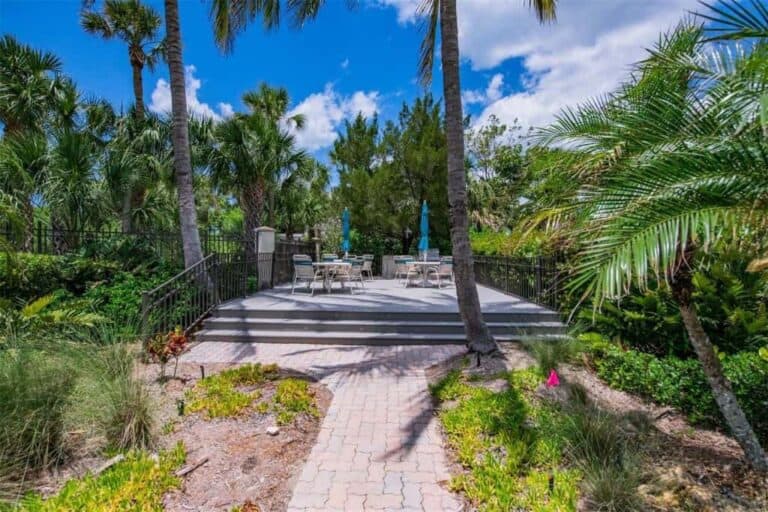 Casarina Condos in Siesta Key, FL. - Patio